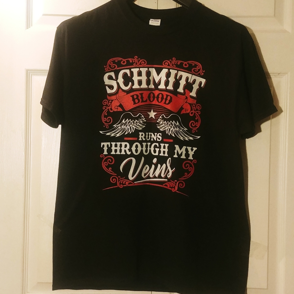 Gildan Heavy Black L Shirt Schmitt